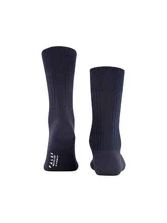 FALKE | Chaussettes BRISTOL PURE anthracite mel. | blau